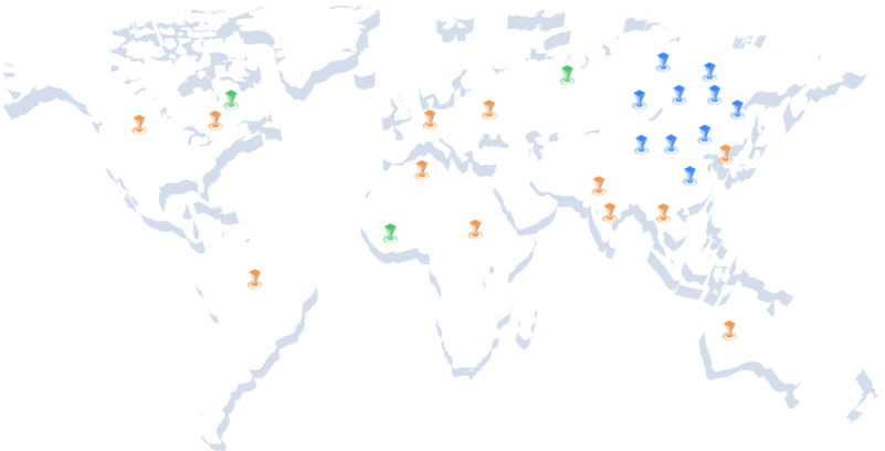 國內外骨干POP示意圖